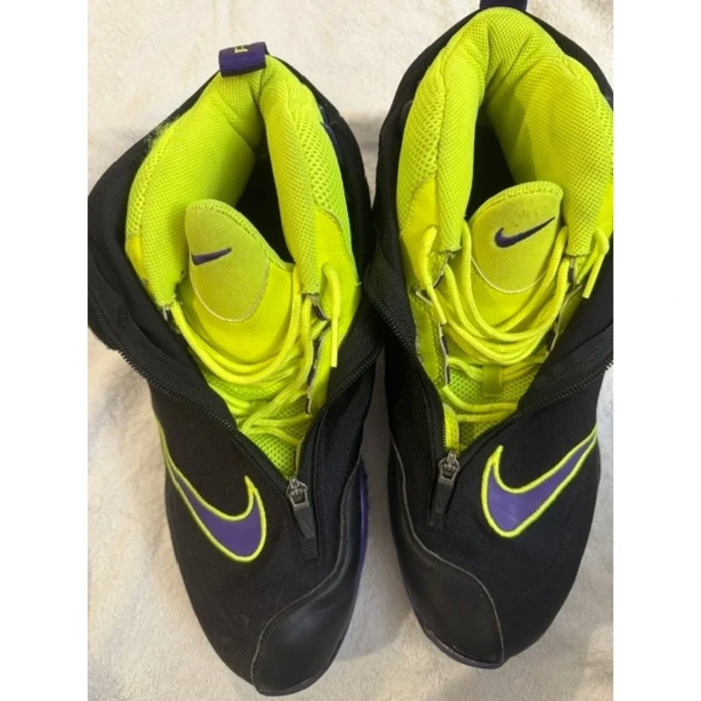 Nike Air Zoom Flight The Glove Black Court Purple Volt 616772-003 Mens 14